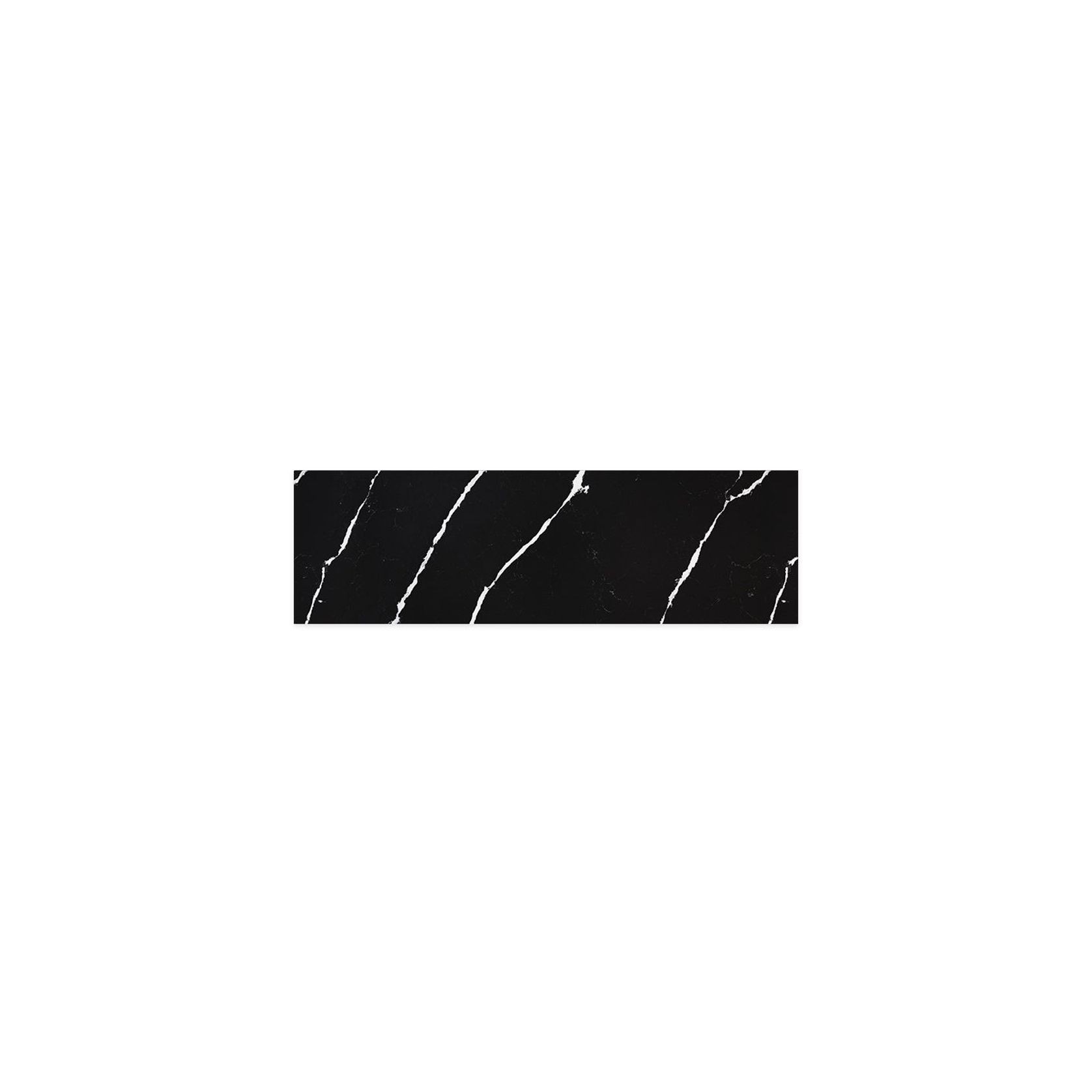 Nero Vena Silica Free Stone Top, Ensuite Depth gallery detail image