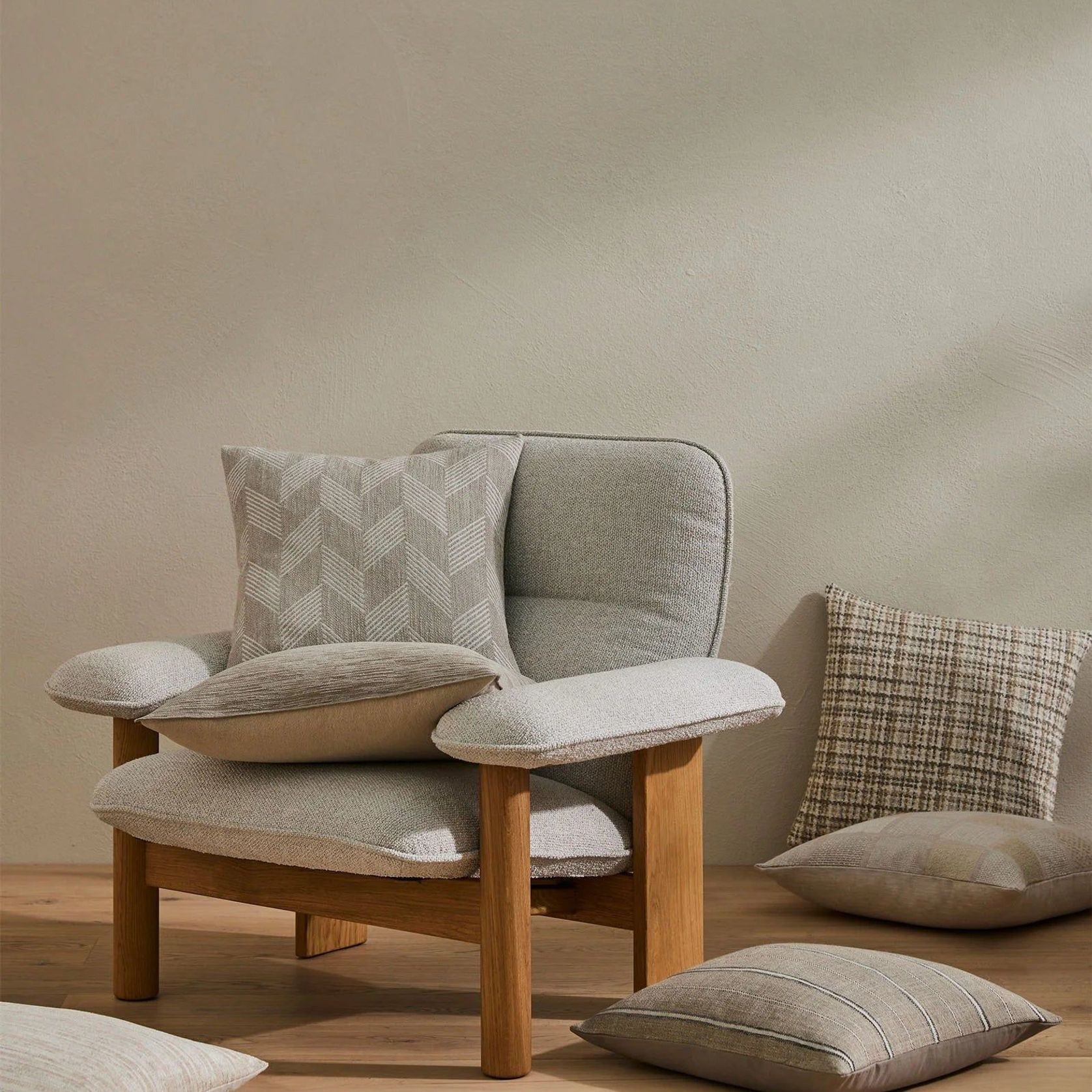 Weave Home Riva Cushion - Natural | 50 x 50cm gallery detail image