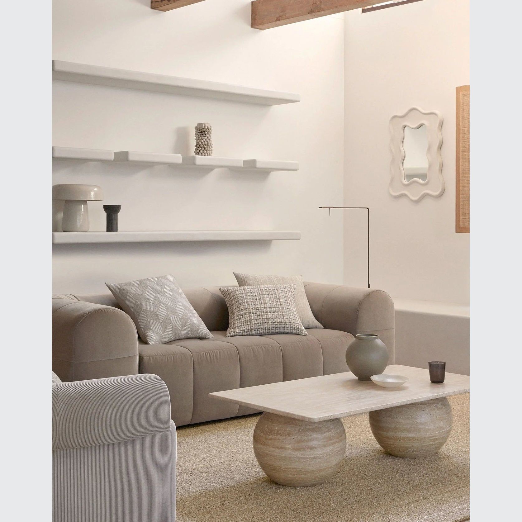 Weave Home Riva Cushion - Natural | 50 x 50cm gallery detail image