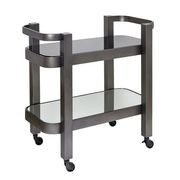 St Tropez Drinks Trolley with Black Glass gallery detail image