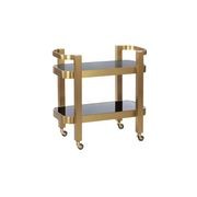 St Tropez Drinks Trolley with Black Glass gallery detail image