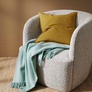 Weave Home Nevis Throw - Mineral | NZ Lambswool gallery detail image