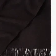 Weave Home Nevis Throw Blanket - Blackberry | NZ Lambswool gallery detail image