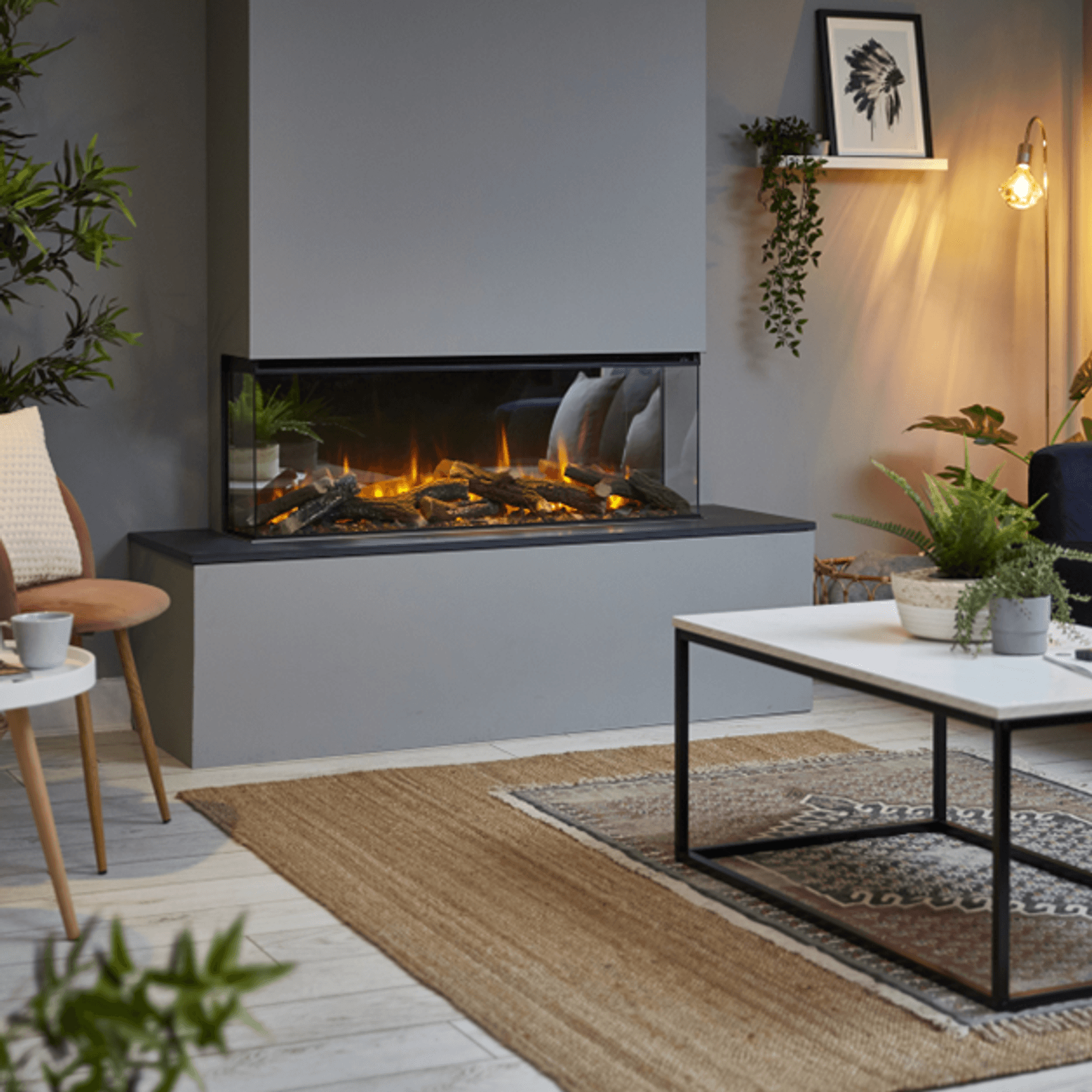 New Forest 1200 Electric Fireplace gallery detail image
