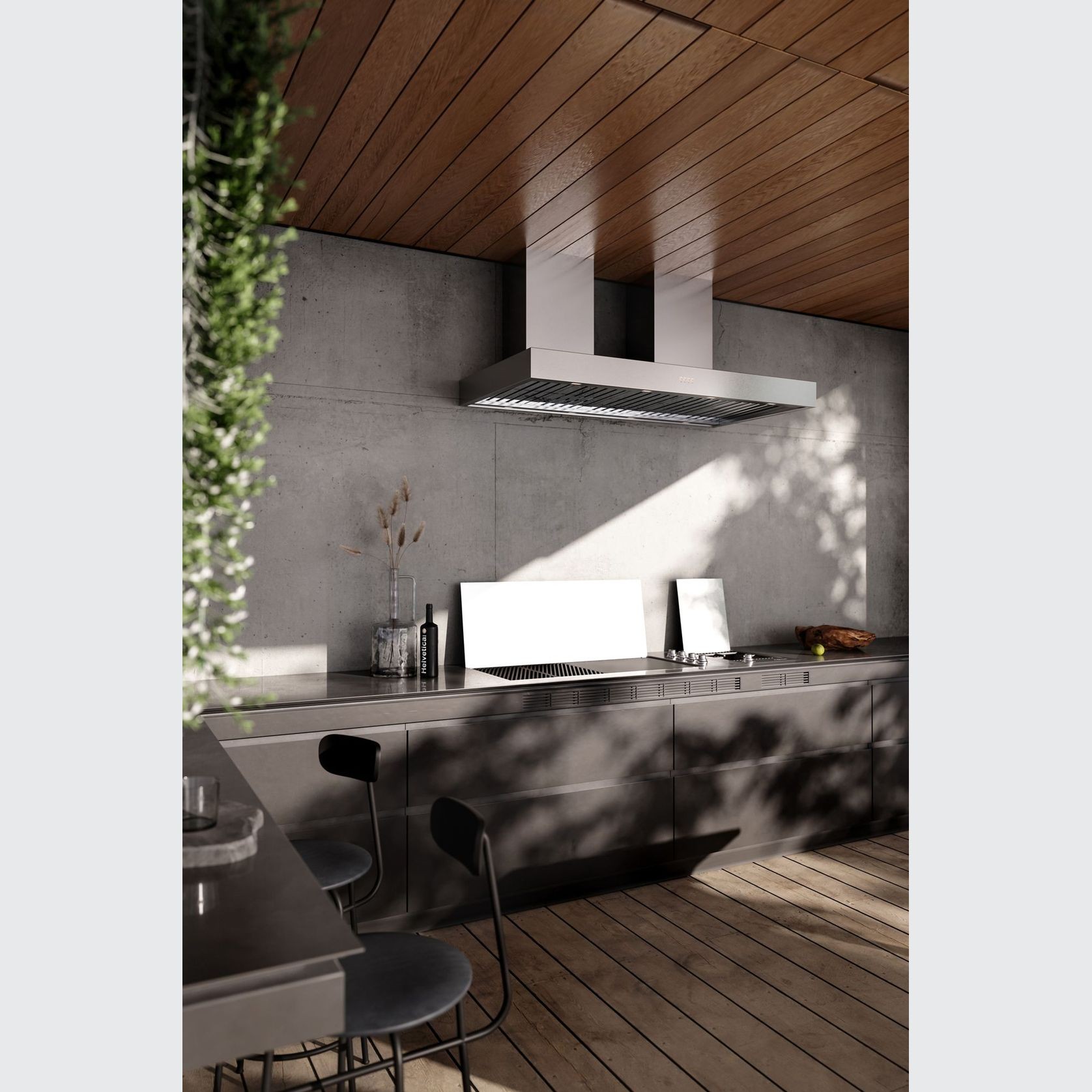 New York 150 Island Mounted Alfresco Rangehood gallery detail image