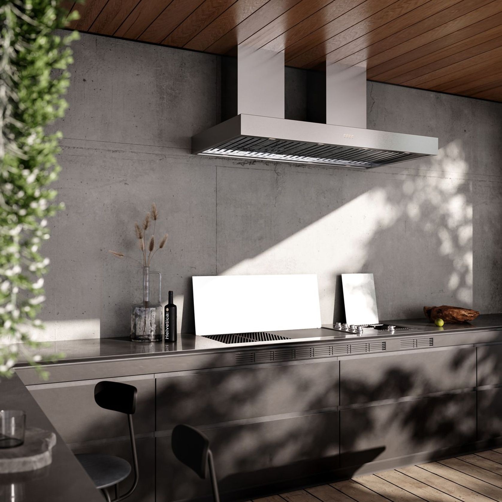 New York 150 Island Mounted Alfresco Rangehood gallery detail image