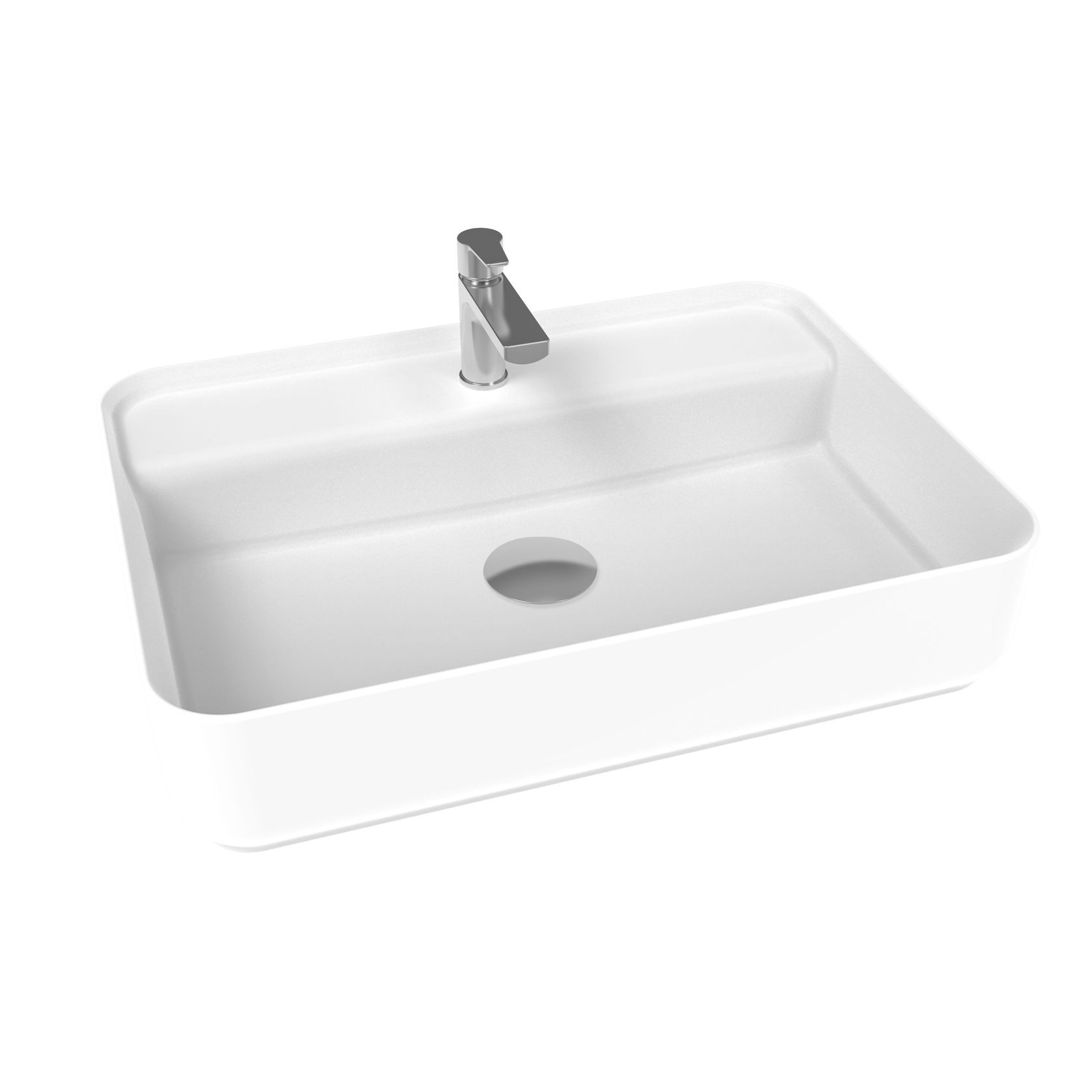 Sofia Rectangular One Tap Hole Vessel Basin gallery detail image