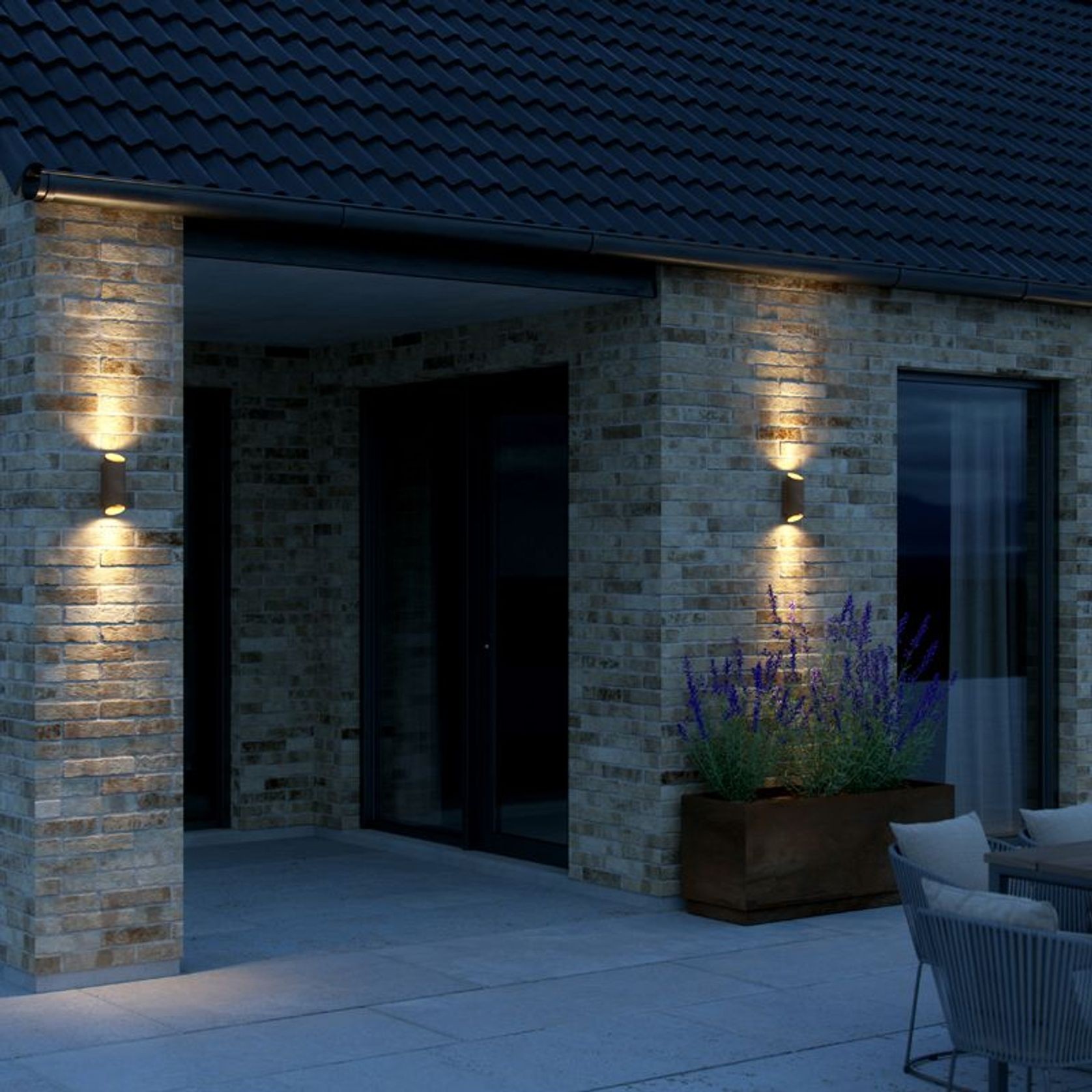Nico Round Outdoor Wall Light gallery detail image