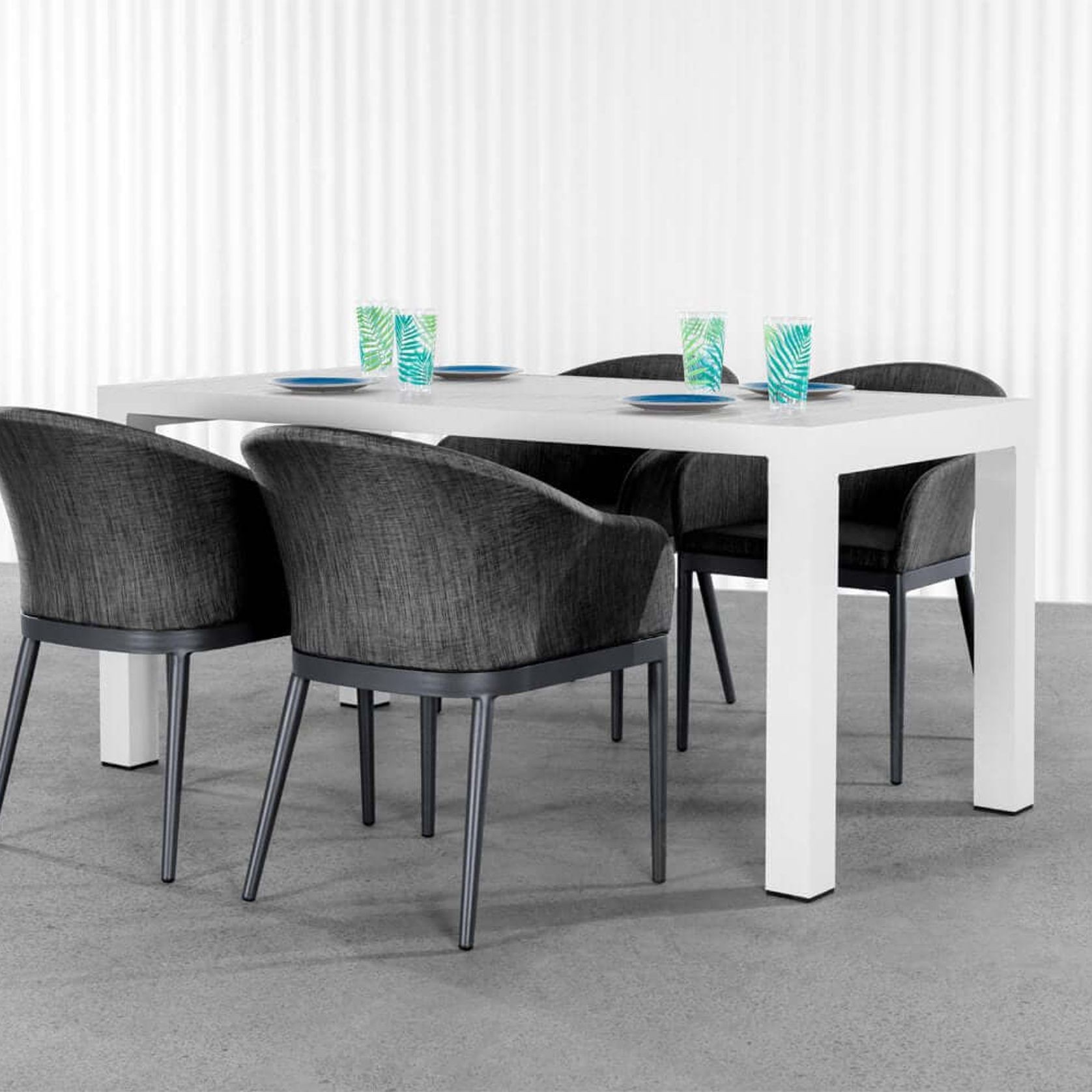 Nightjar Aluminium Outdoor Patio Dining Chair gallery detail image