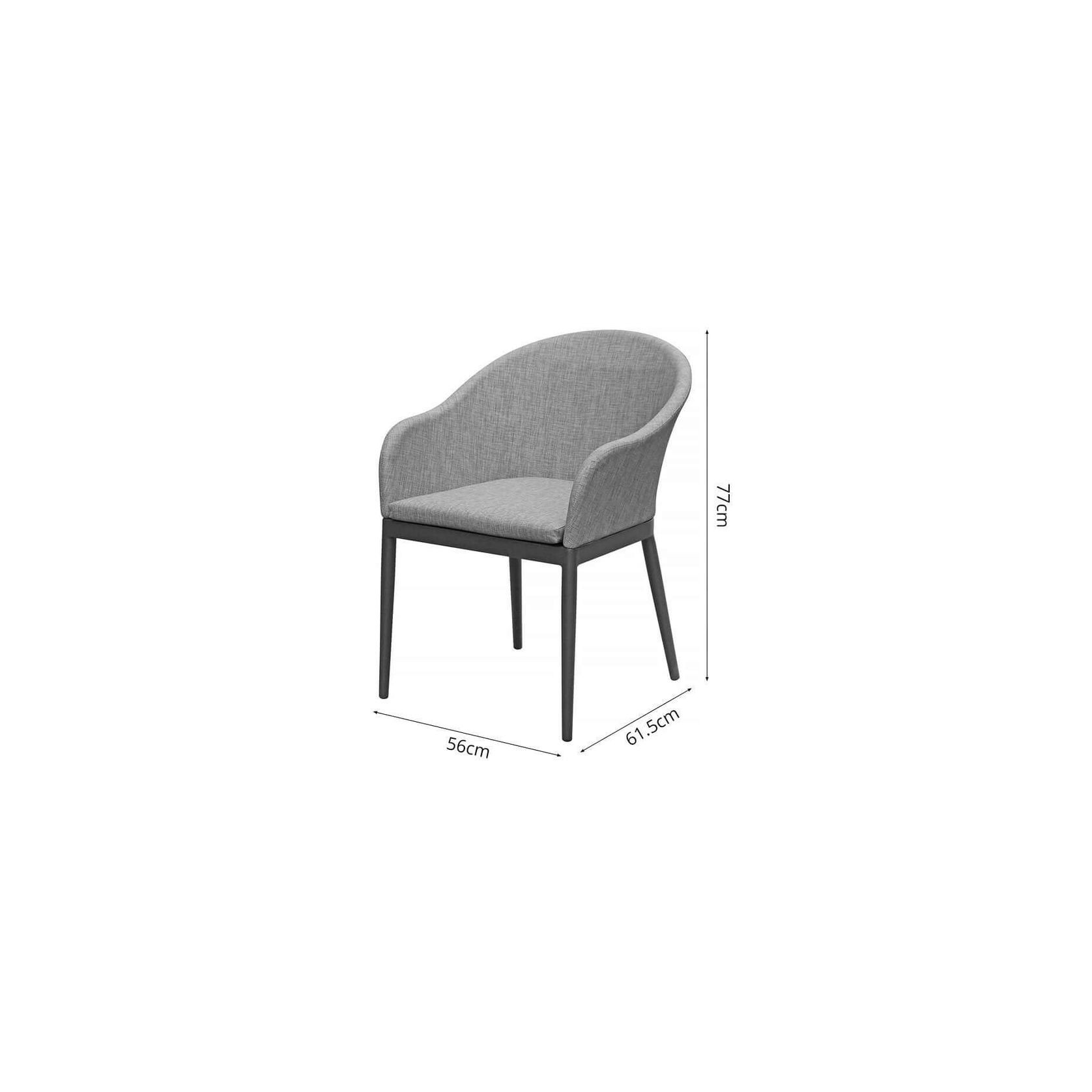 Nightjar Aluminium Outdoor Patio Dining Chair gallery detail image