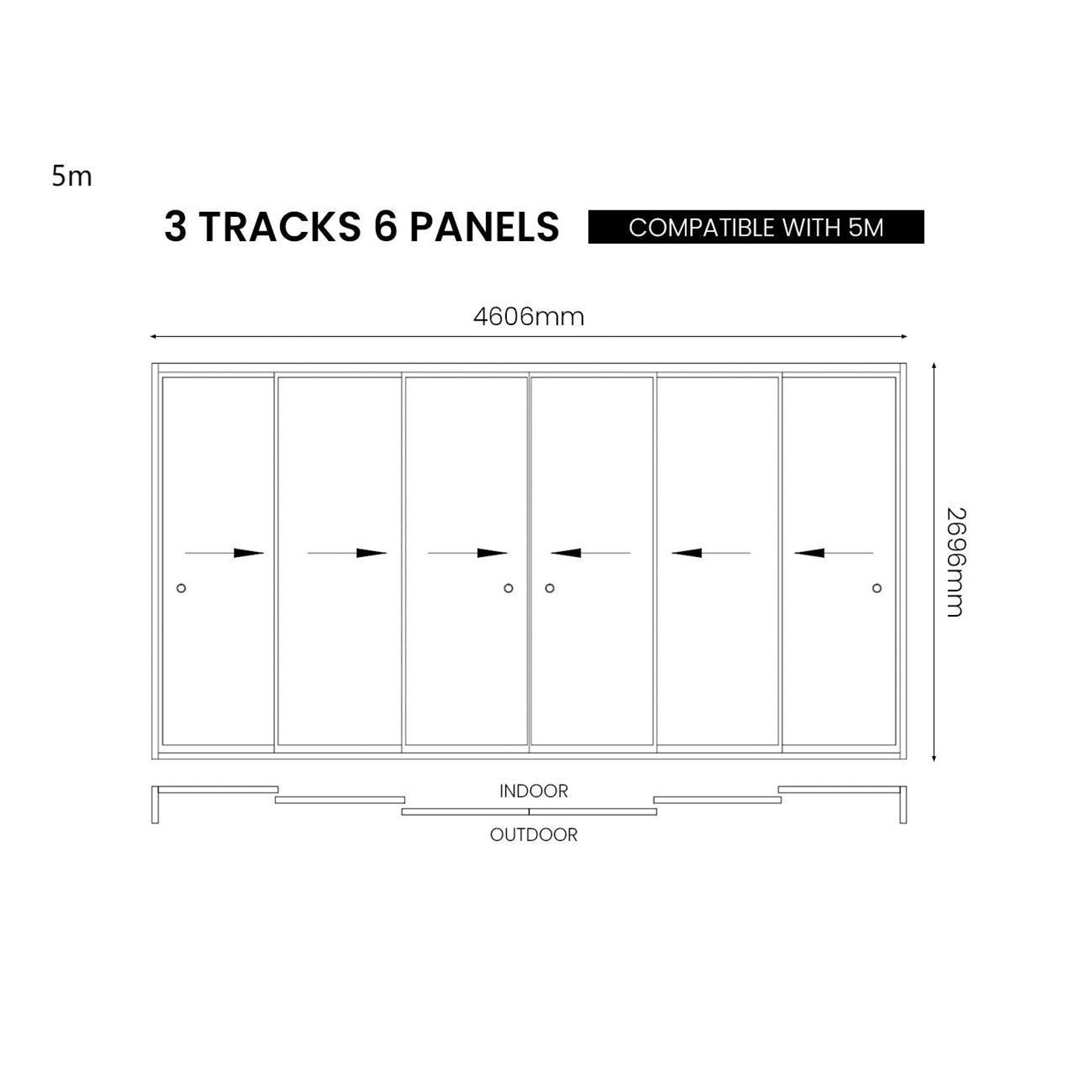 Glass Sliding Door For Tasman Wall Mounted Pergola gallery detail image
