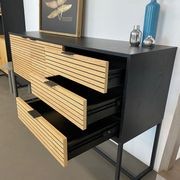 ODENCE Sideboard 160cm - Natural & Black gallery detail image