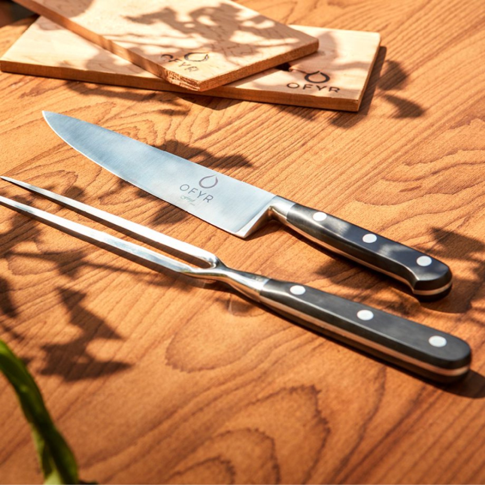 OFYR Carving Knife & Fork Set gallery detail image
