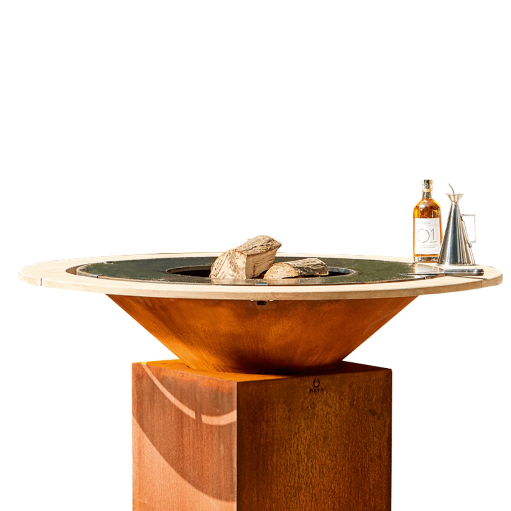 OFYR Fire Guard Ring 100 - Teak Wood gallery detail image