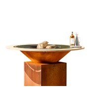 OFYR Fire Guard Ring 100 - Teak Wood gallery detail image
