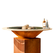 OFYR Fire Guard Ring 100 - Teak Wood gallery detail image