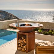 OFYR Fire Guard Ring 100 - Teak Wood gallery detail image