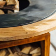 OFYR Fire Guard Ring 100 - Teak Wood gallery detail image