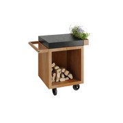 OFYR Pro 65 Mise en Place Table w/ Ceramic Tabletop - Corten Steel gallery detail image