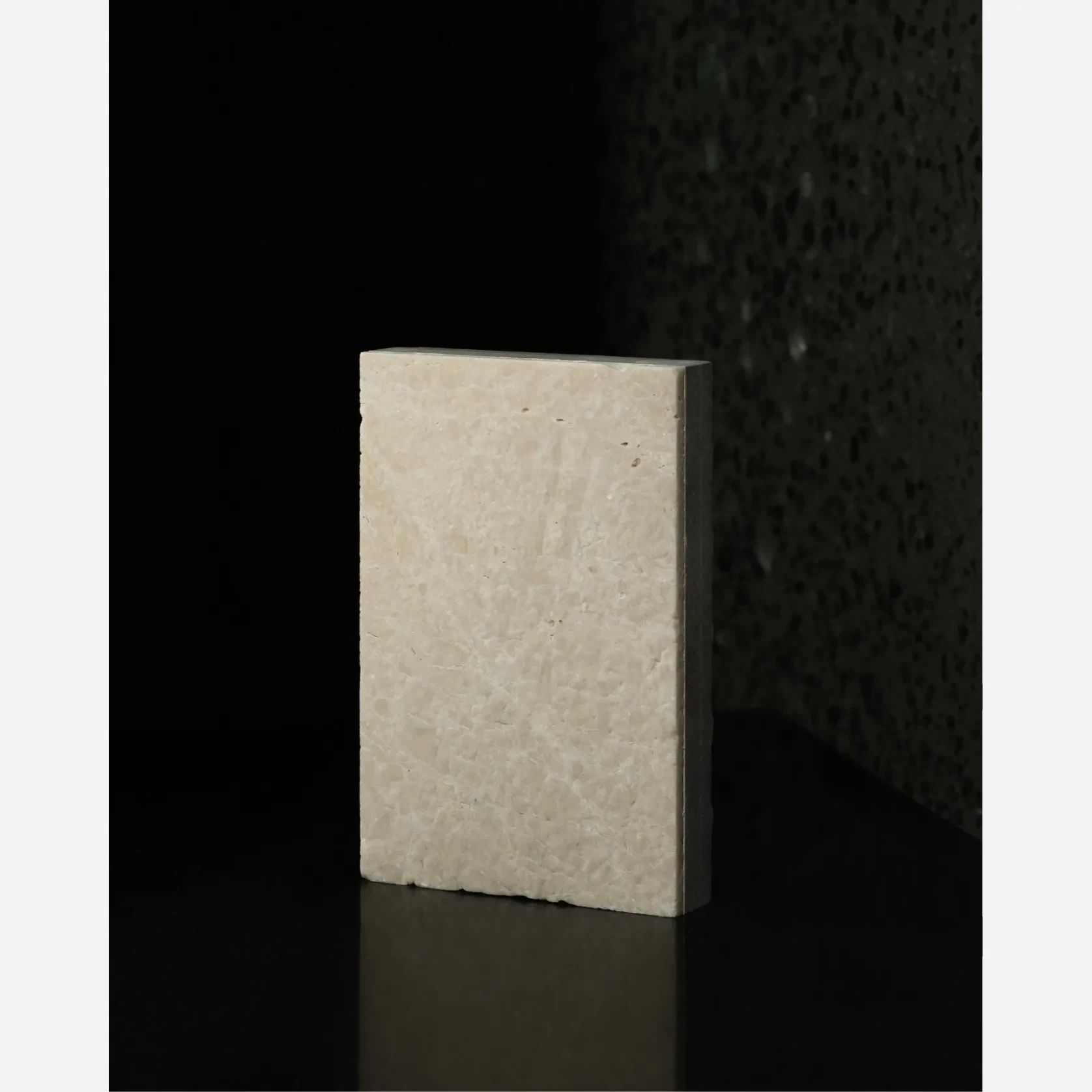 Ottoman Beige Leathered Marble Porcelia gallery detail image
