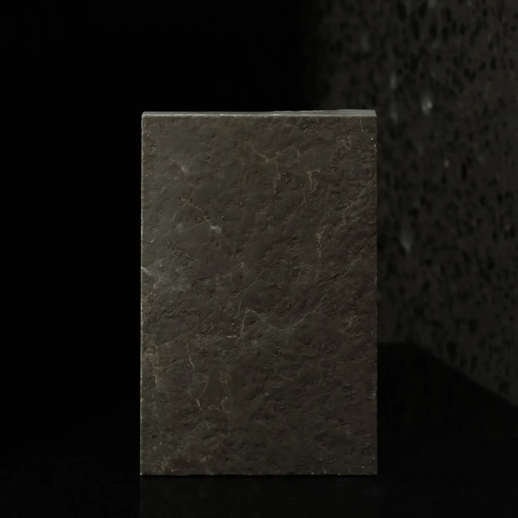 Ottoman Grey Leathered Marble Porcelia gallery detail image
