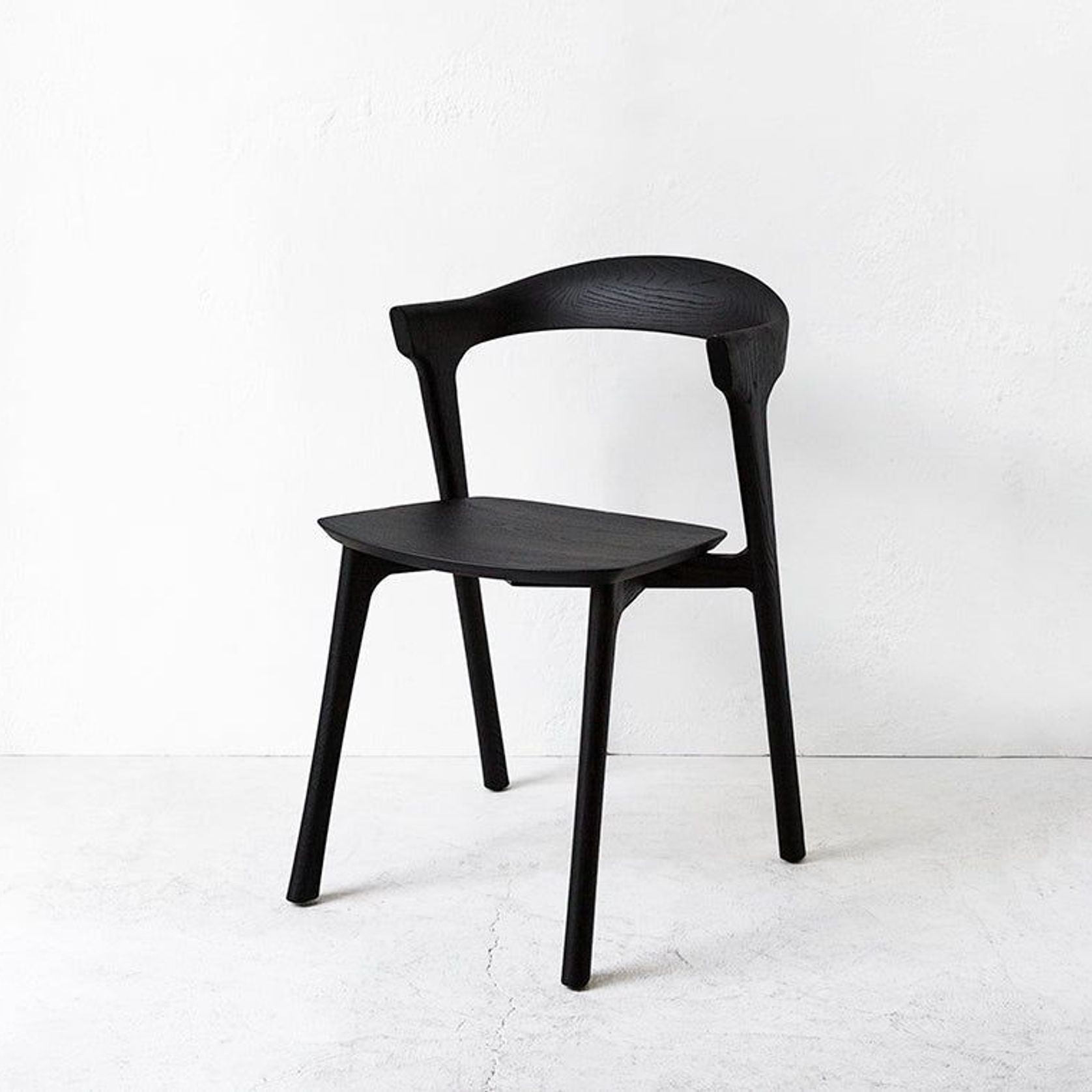 Ethnicraft / Oak Dining Chair / Black gallery detail image