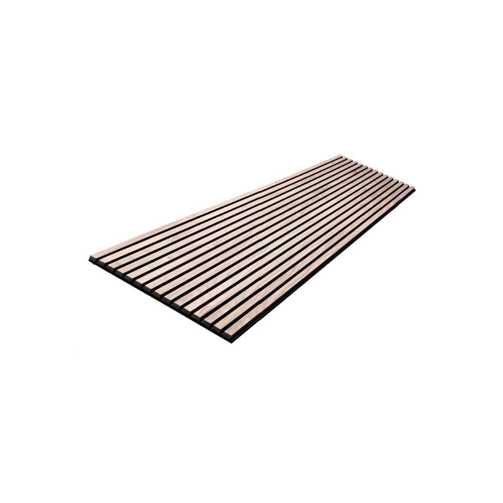 WOODFLEX Flexible Acoustic Wood Slat Wall Panel, Oak Veneer - 2400mm x 600mm gallery detail image