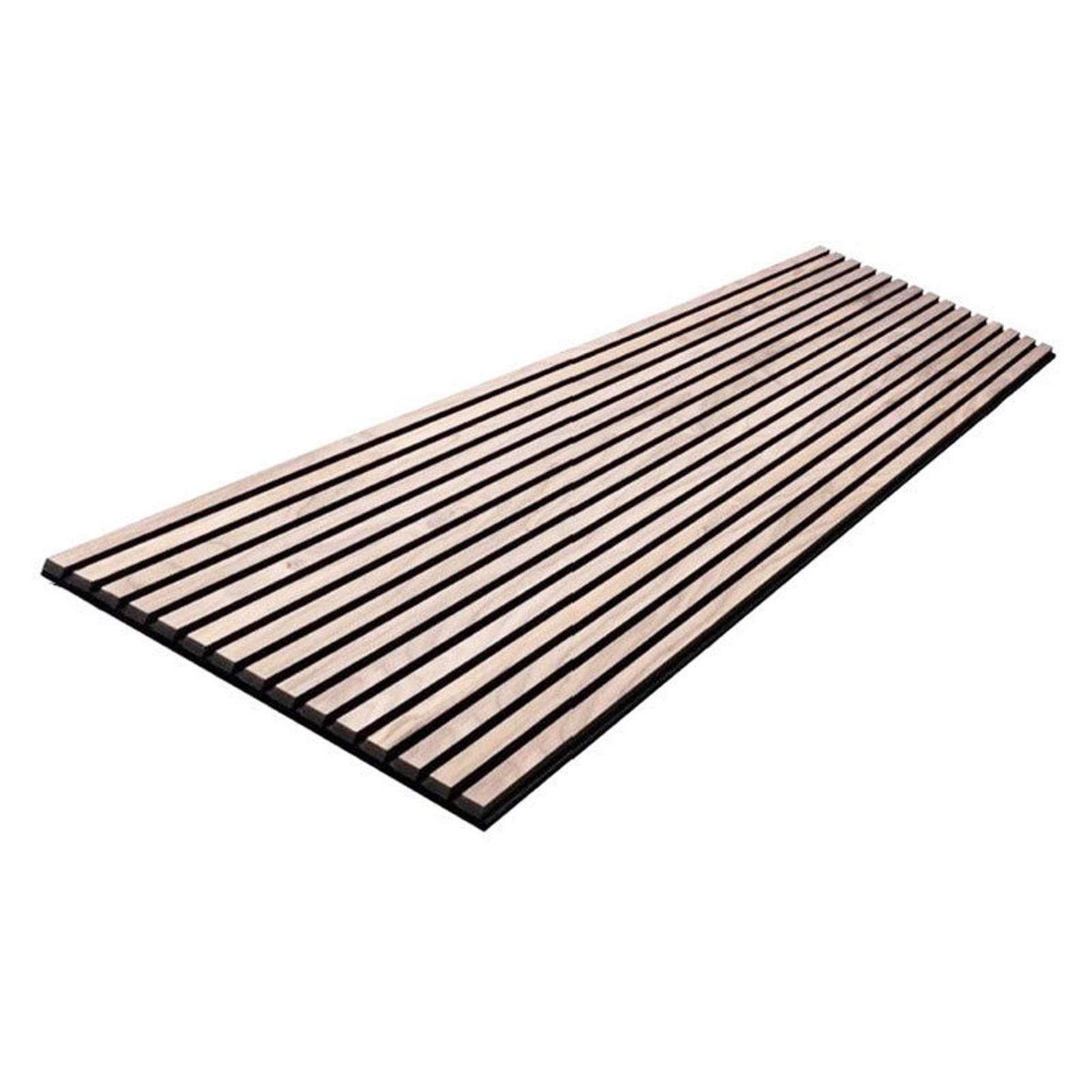 WOODFLEX Flexible Acoustic Wood Slat Wall Panel, Oak Veneer - 2700mm x 600mm gallery detail image