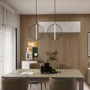 WOODFLEX Flexible Acoustic Wood Slat Wall Panel, Oak Veneer - 2400mm x 600mm gallery detail image