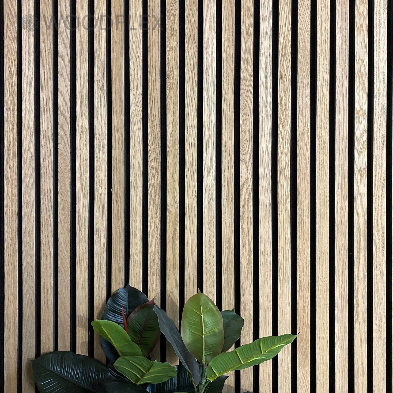 WOODFLEX Flexible Acoustic Wood Slat Panel - 3 Sided gallery detail image