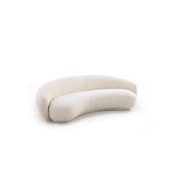 Curv Boucle Fabric Sofa gallery detail image