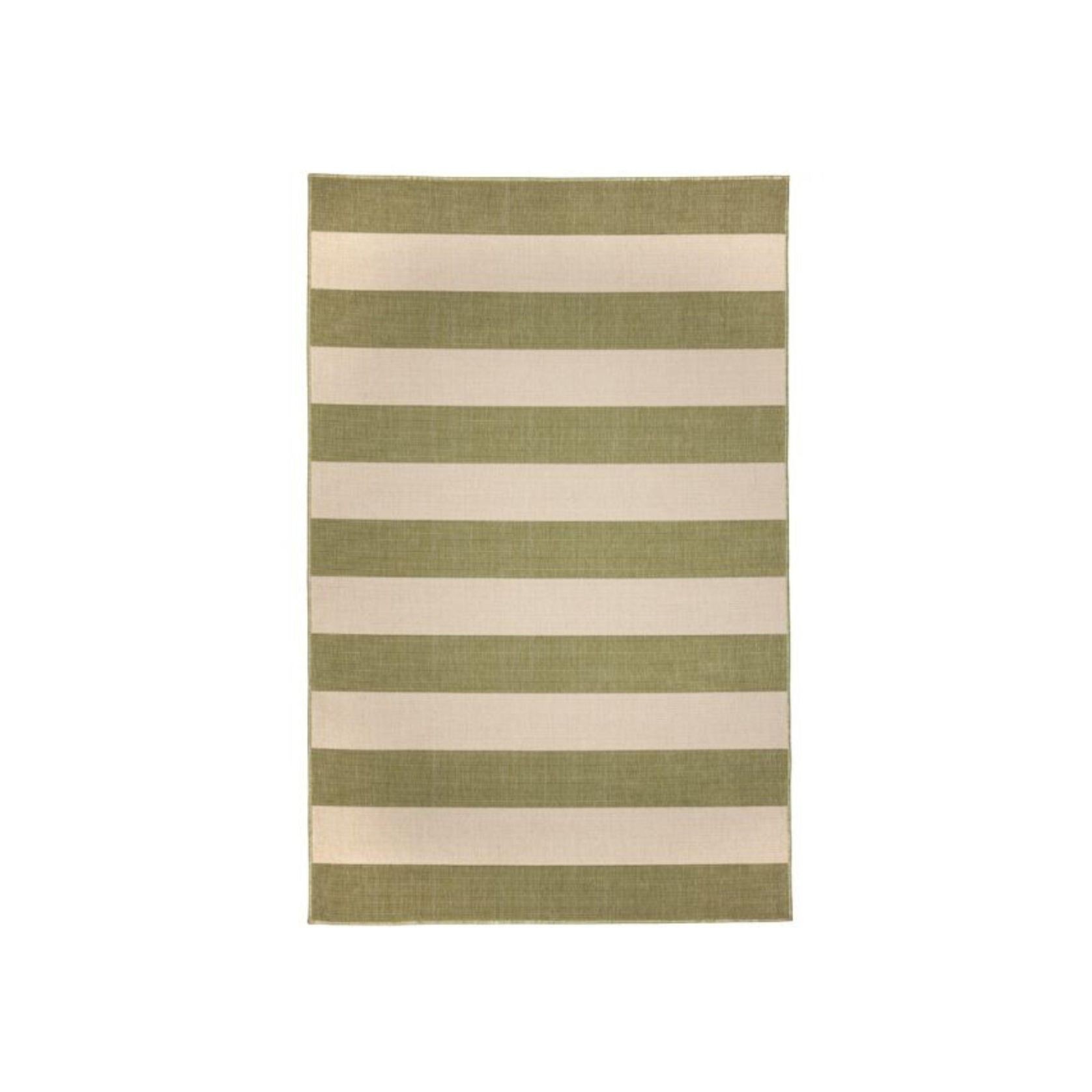 Nyoma Lime Striped Outdoor Rug gallery detail image