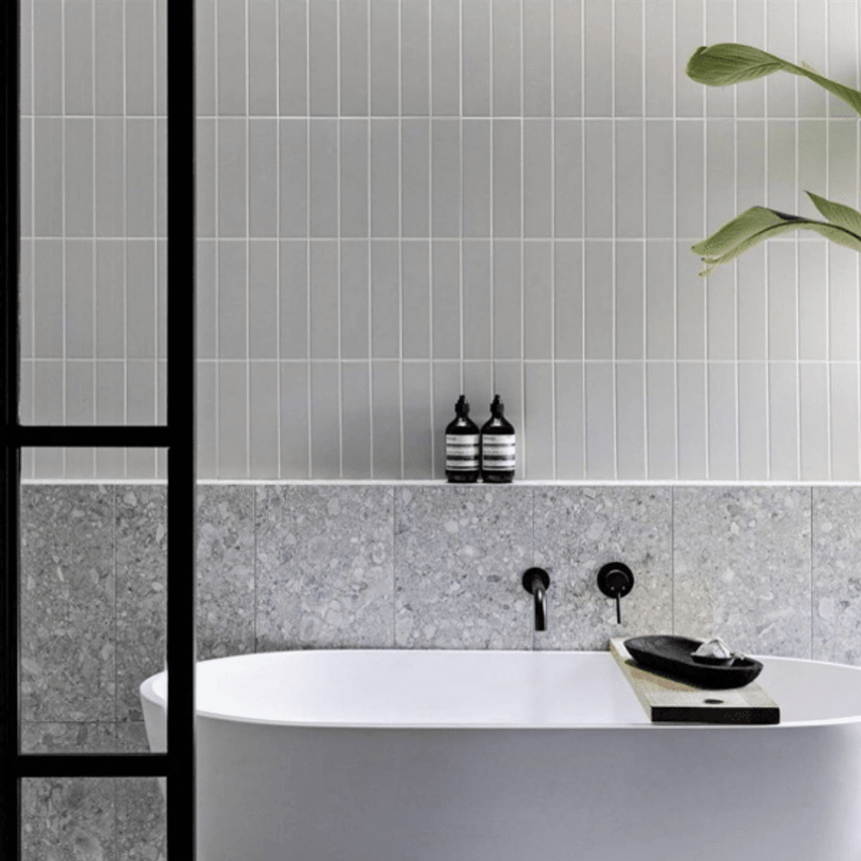 Pietra Bianca Olive Freestanding Stone Bath gallery detail image