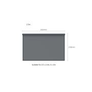 Retractable Shade Blind For Baltic Wall Mounted Pergola 2.0 gallery detail image
