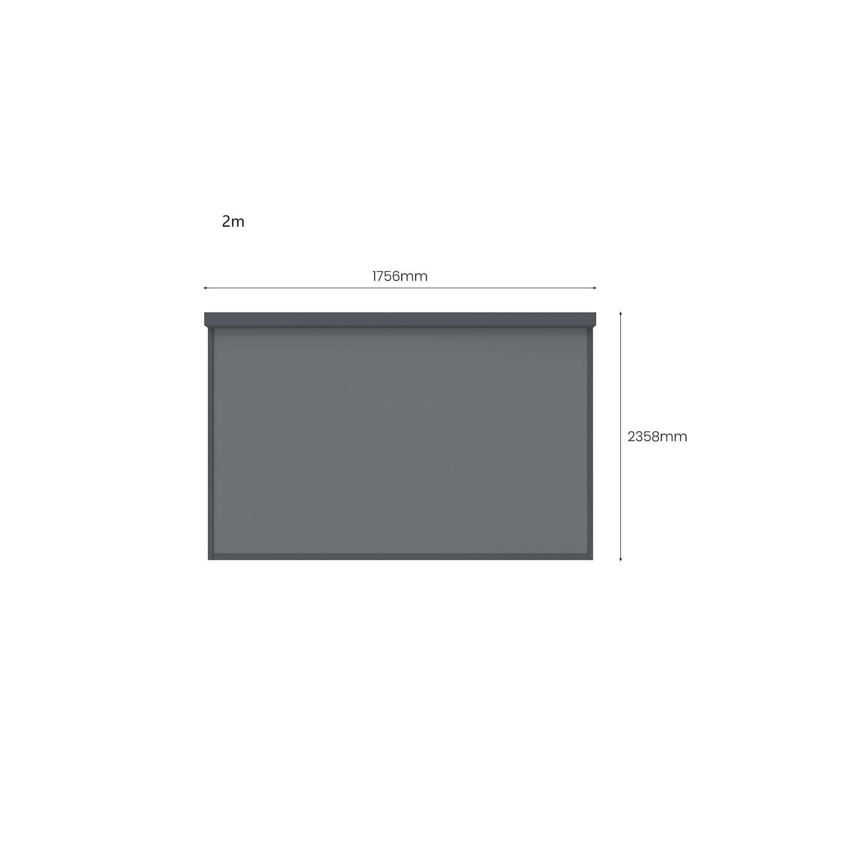 Retractable Shade Blind For Baltic Freestanding Pergola 2.0 gallery detail image