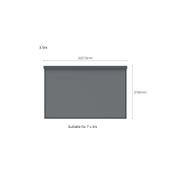 Retractable Shade Blind For Baltic Wall Mounted Pergola 2.0 gallery detail image