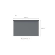 Retractable Shade Blind For Caribbean Wall Mounted Pergola 2.0 gallery detail image