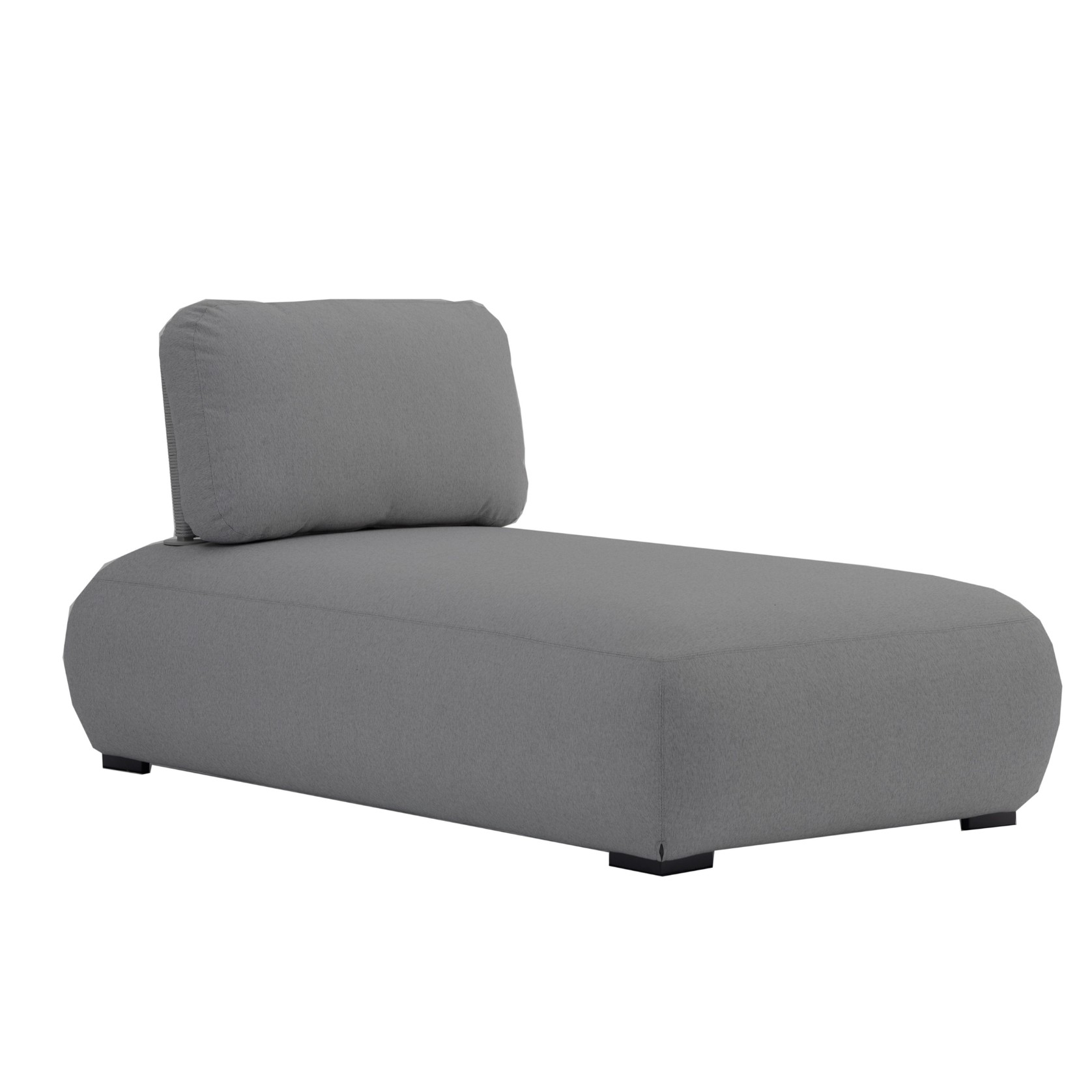 Ora Outdoor Chaise - Charcoal gallery detail image
