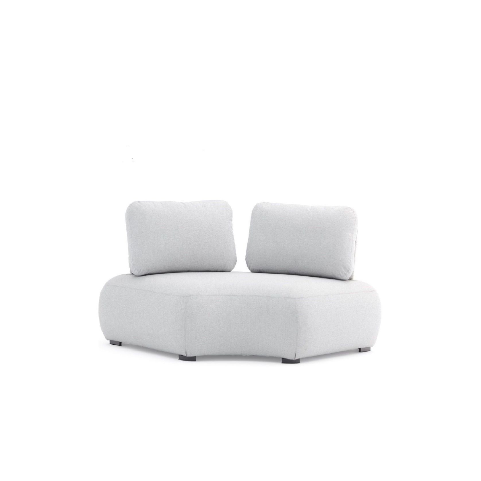 Ora Corner Seater Outdoor Lounge - Greige gallery detail image
