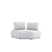 Ora Corner Seater Outdoor Lounge - Greige gallery detail image