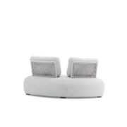 Ora Corner Seater Outdoor Lounge - Greige gallery detail image