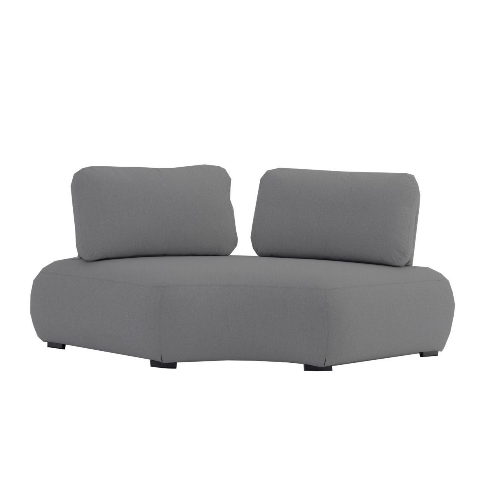 Ora Corner Seater Outdoor Lounge - Charcoal gallery detail image