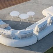 Ora Corner Seater Outdoor Lounge - Charcoal gallery detail image
