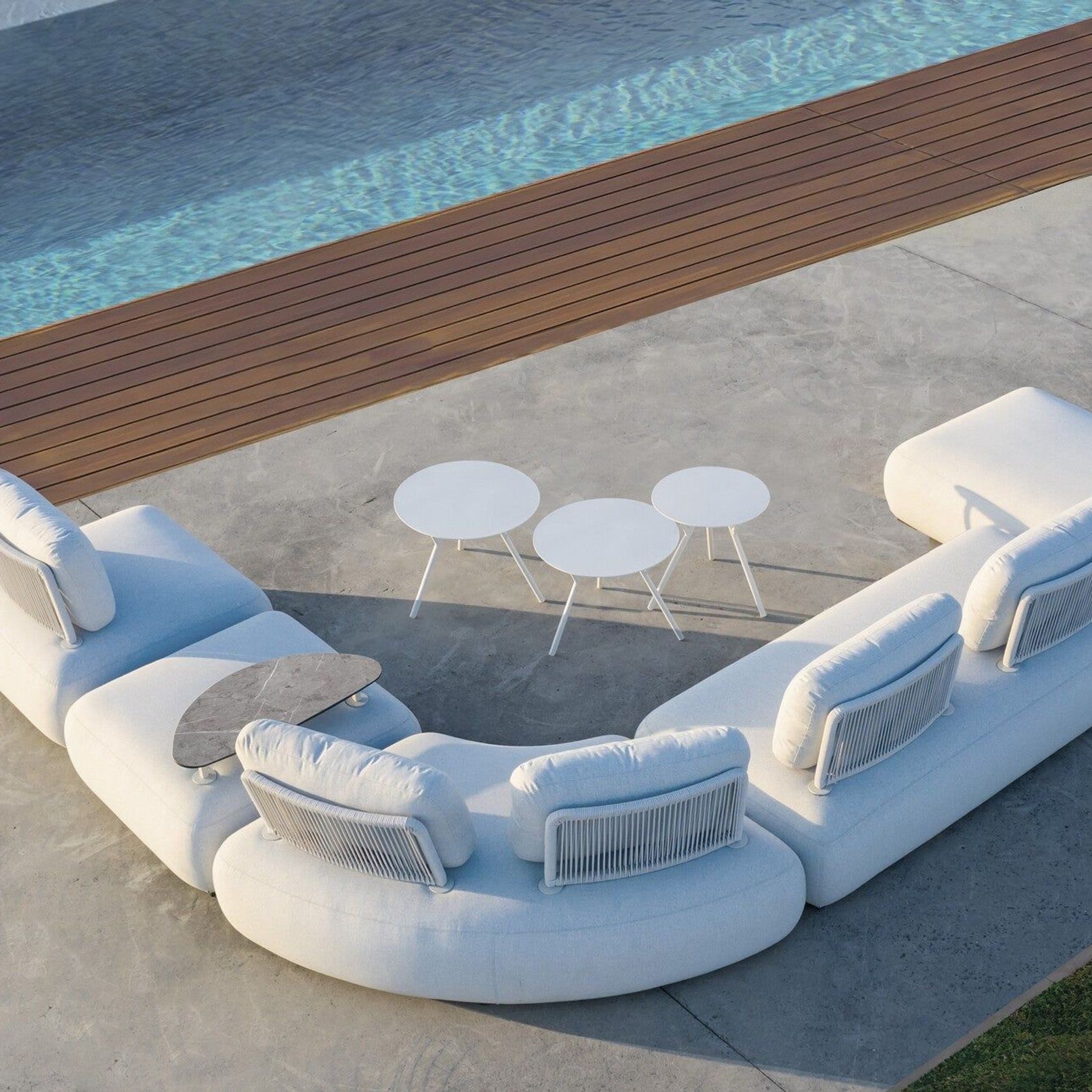 Ora Outdoor Chaise - Charcoal gallery detail image