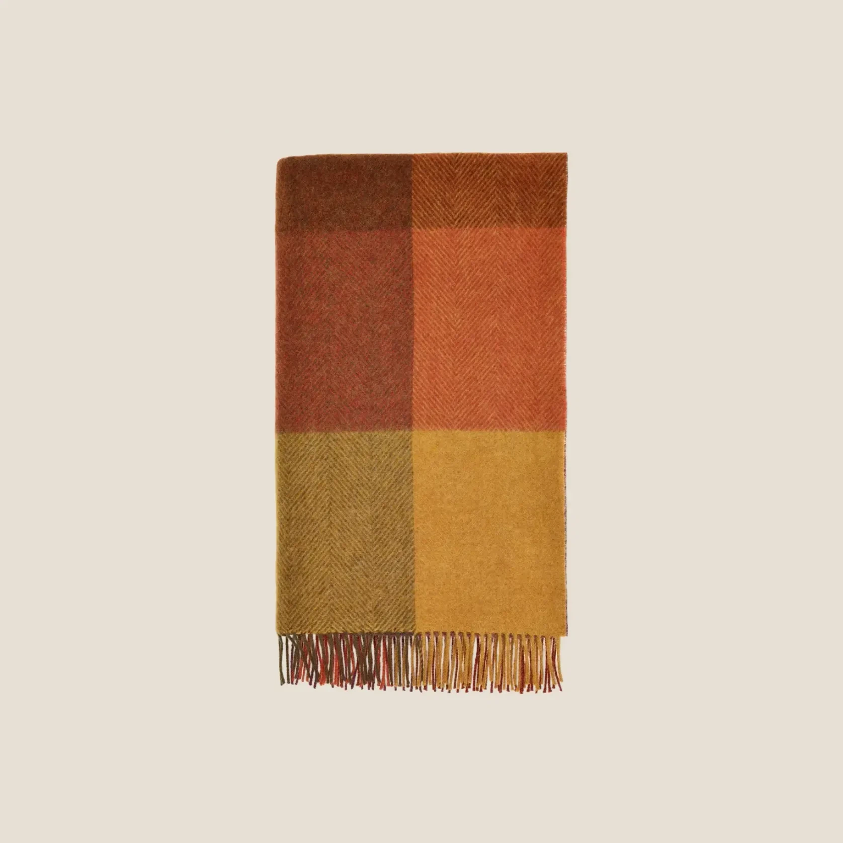 NZ Wool Throw - Harland Autumn | 100% Pure Wool gallery detail image