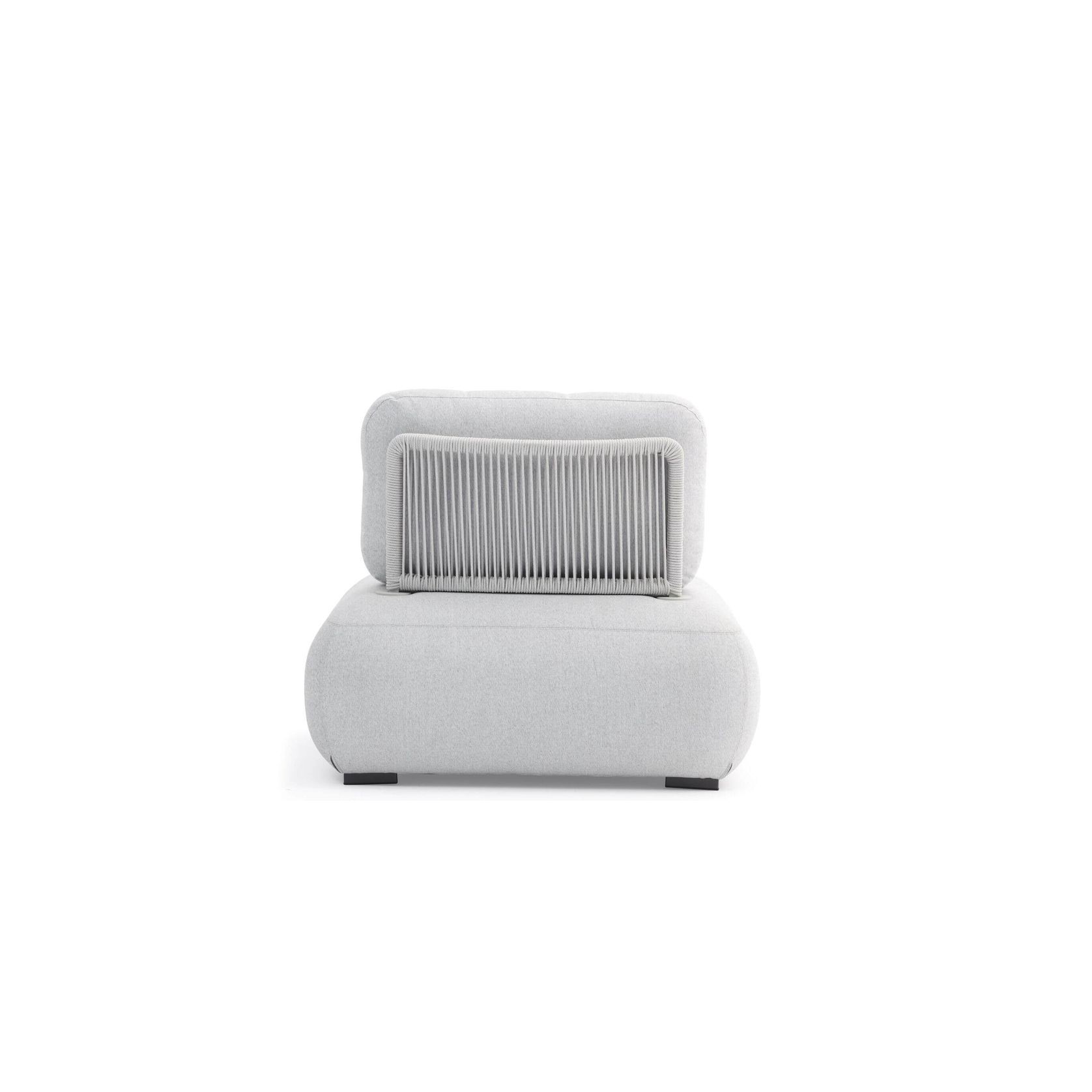 Ora One Seater Outdoor Lounge - Greige gallery detail image