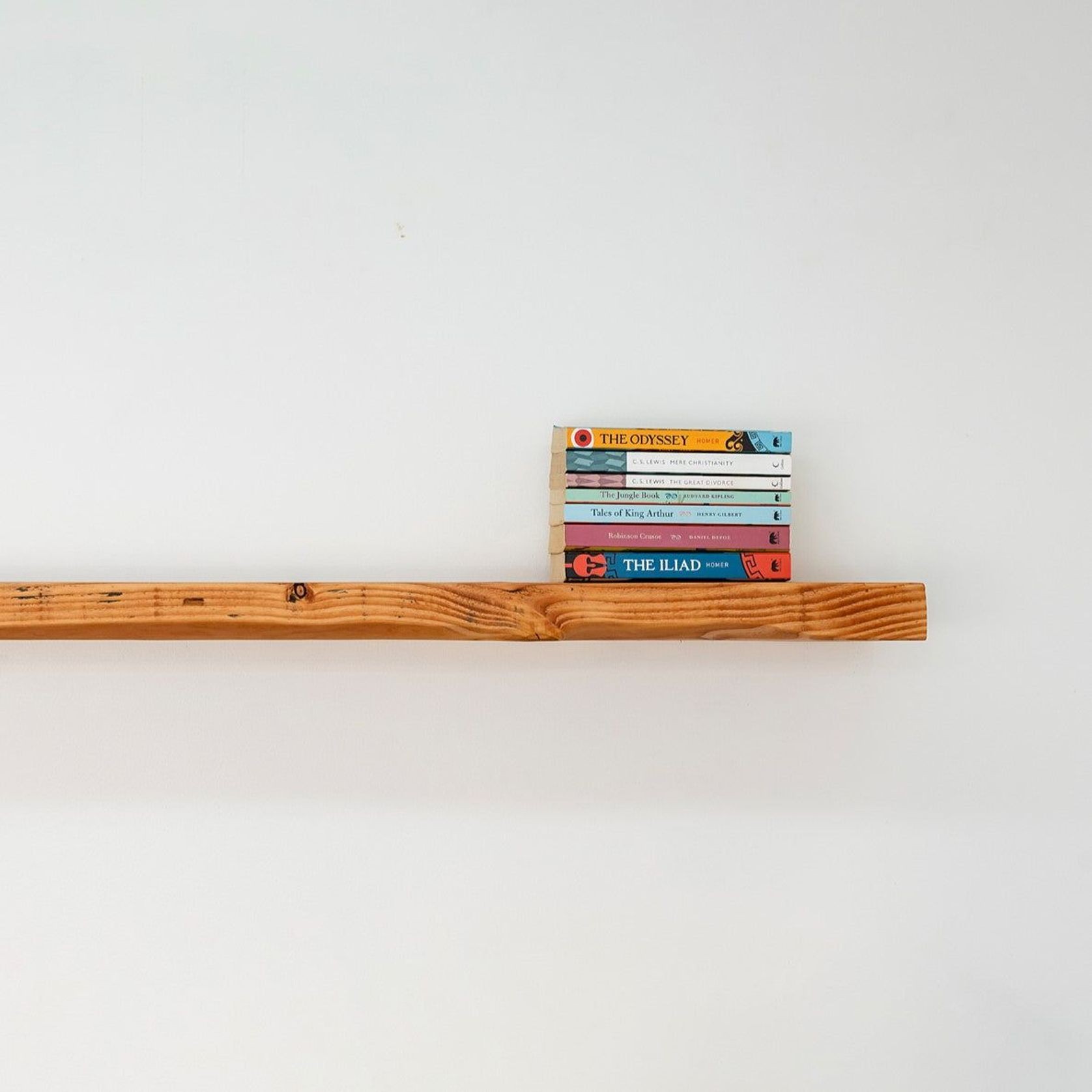 Rustic Natural Floating Shelf 15cm gallery detail image