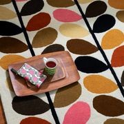 Orla Kiely Multi Stem Rug - Autumn | 100% Wool Designer Floor Rug gallery detail image