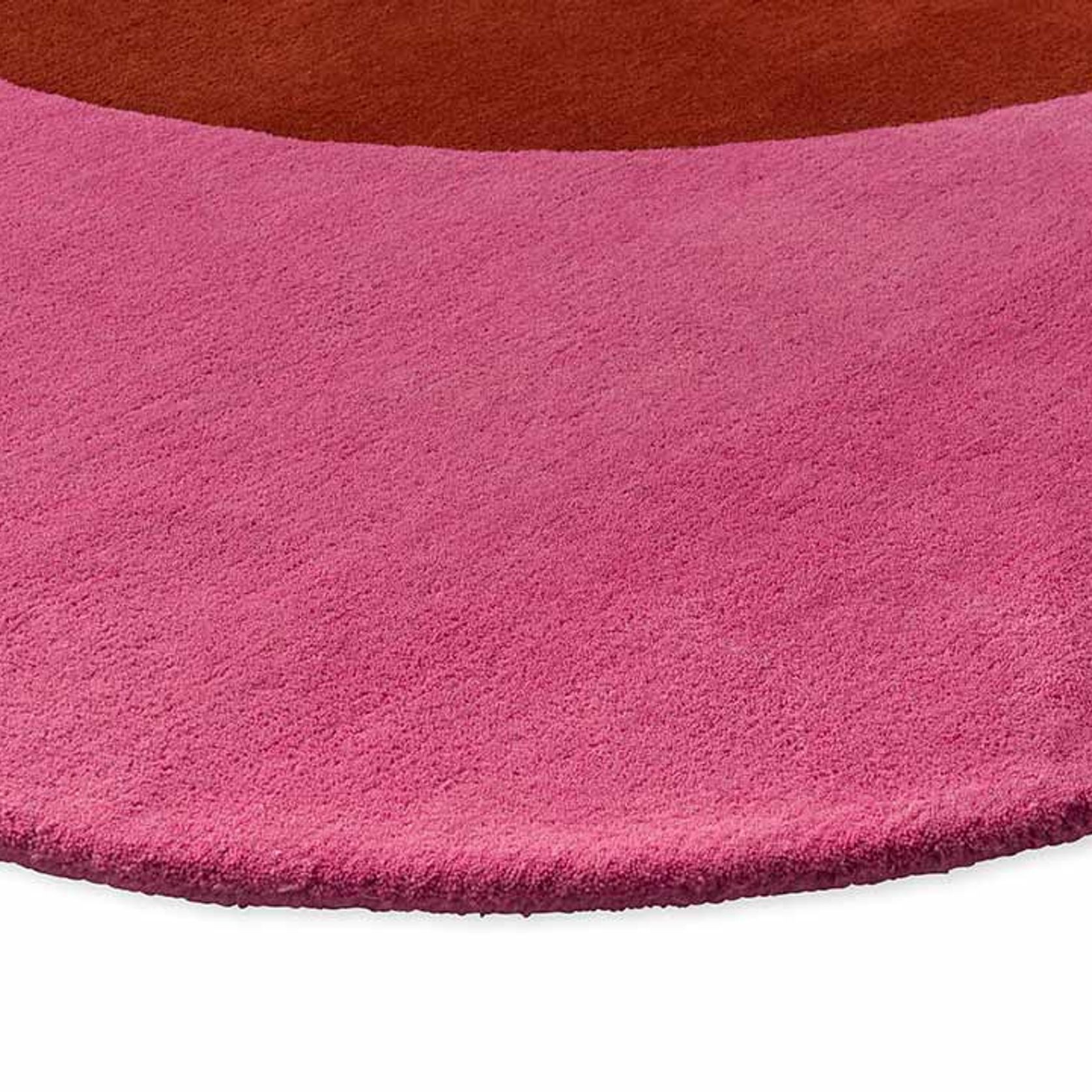 Orla Kiely Spot Flower Rug - Pink and Red | 100% Wool Designer Floor Rug gallery detail image