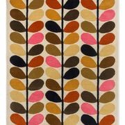 Orla Kiely Multi Stem Rug - Autumn | 100% Wool Designer Floor Rug gallery detail image